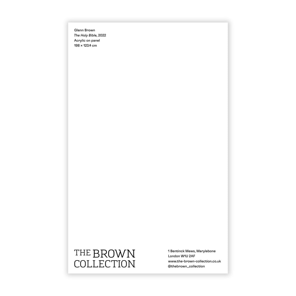 Glenn Brown 'The Holy Bible' Postcard