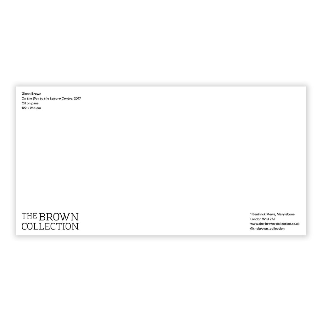 Glenn Brown 'On the Way to the Leisure Centre' Postcard