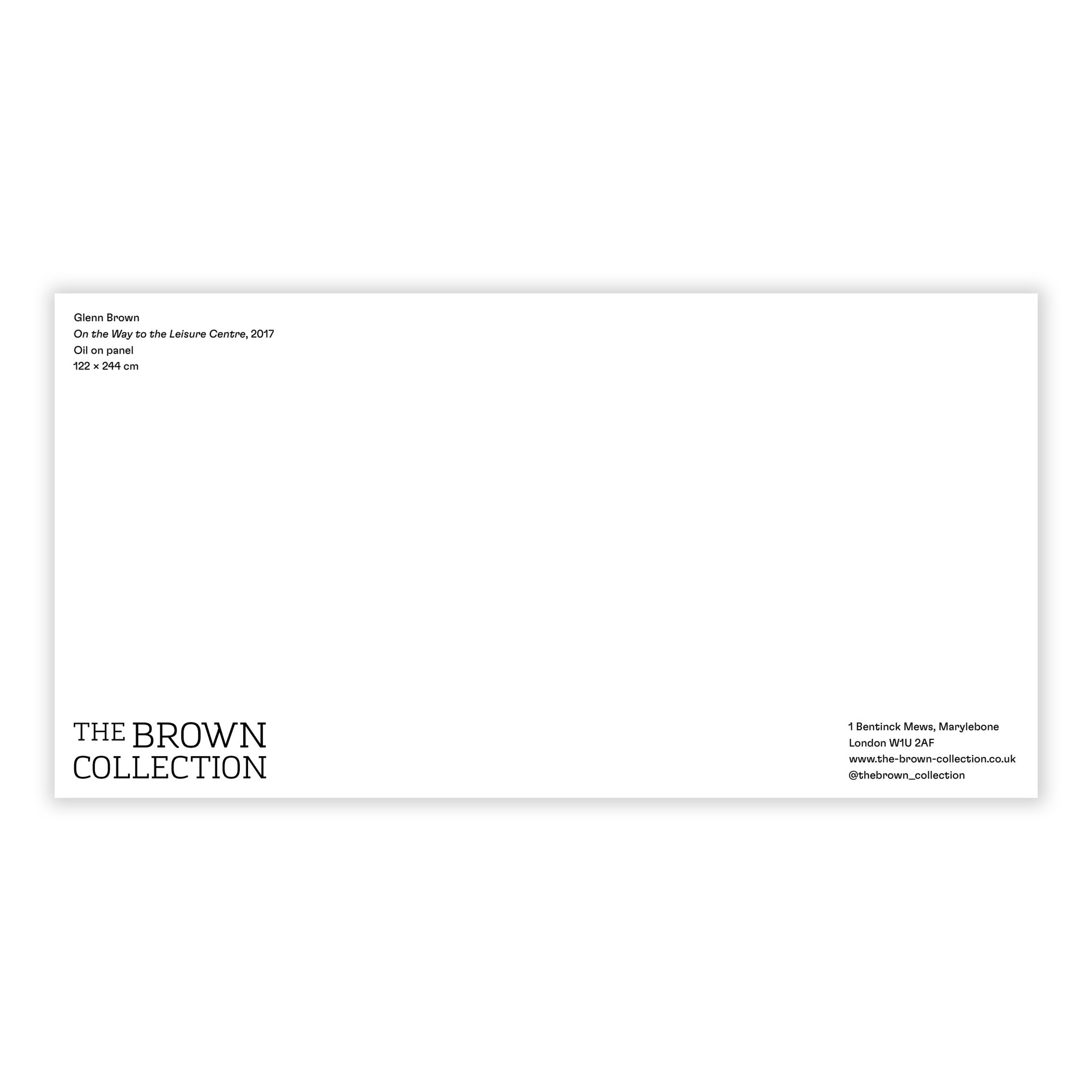 Glenn Brown 'On the Way to the Leisure Centre' Postcard